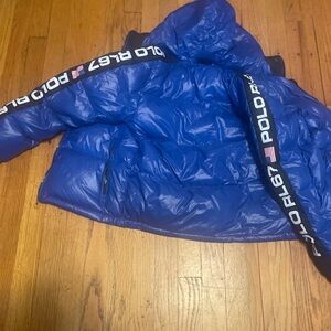 Polo by Ralph Lauren Kids Royal Blue Puffer Coat